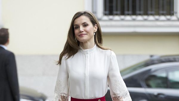 Ratu Spanyol Letizia Ortiz Tetap Modis di Usia 44 Tahun