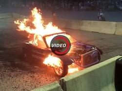 Diajak Aksi Burnout, Mobil Ini Malah Meledak