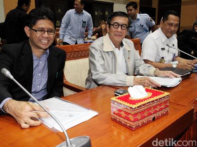 Menkum Ham, KPK dan BNN Raker dengan Komisi III DPR