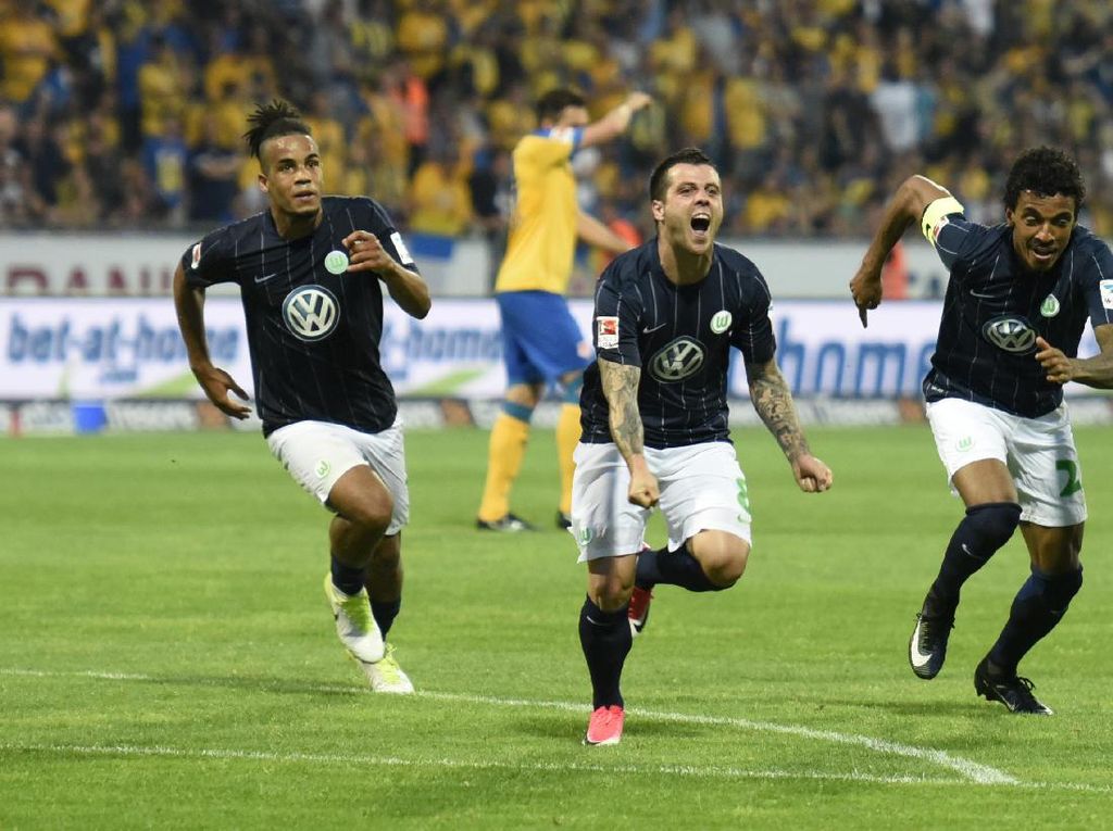 Wolfsburg Bertahan di Bundesliga Usai Sisihkan Braunschweig Wolfsburg Bertahan di Bundesliga Usai Sisihkan Braunschweig