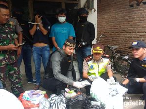 Rumah Produksi Petasan Digerebek, 350 Kg Bahan Peledak Disita