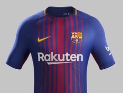 Barcelona Rilis Jersey Kandang Musim Depan