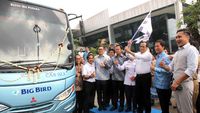 Blue Bird Dukung Program Jabodetabek Airport Connexion