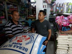 Polisi Blitar Sita Beras Mengandung Pemutih yang Beredar di Pasaran