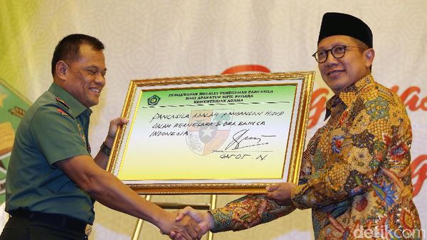 Panglima TNI Hadiri Workshop Peneguhan Pancasila