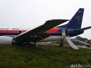 Sriwijaya Air Tergelincir di Manokwari, Seluruh Penumpang Selamat
