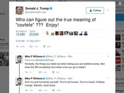 Heboh Soal Covfefe, Trump: Siapa yang Bisa Tebak Artinya?