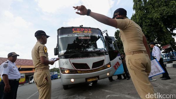 Dishub Cek Kesiapan Bus Mudik