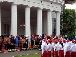 Jokowi Pimpin Upacara Hari Lahir Pancasila di Gedung Pancasila
