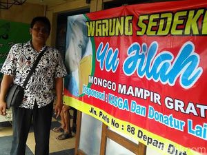 Pemilik Warung Sedekah Yu Jilah: Berbagi Tak Akan Mengurangi Rezeki