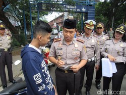 Operasi Simpatik, Pengendara di Tangerang Disuruh Baca Pancasila