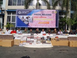 Jutaan Batang Rokok Ilegal di Aceh Disita