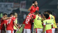 Upaya Persija membuahkan hasil di menit ke-22 lewat sepakan Bruno Lopes.