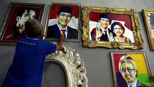 Lukisan Pop Art dari Barang Bekas