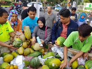 Pasar Murah di Surabaya, 1.6 Ton Buah Ludes Kurang dari 1 Jam
