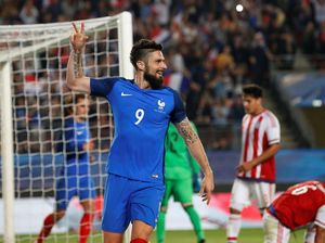 Giroud Hat-trick, Prancis Lumat Paraguay 5-0