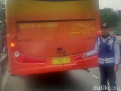 Dishub Razia Terminal Bayangan di Jakbar, 12 Bus Dikandangkan