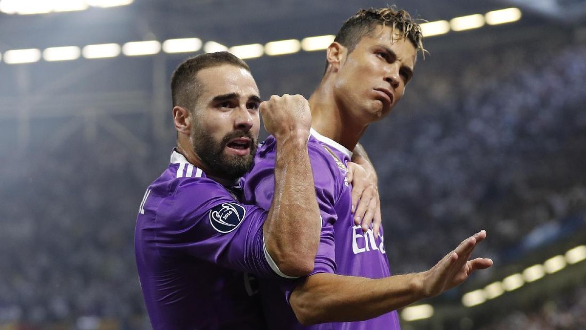 Dani Carvajal menilai hukuman untuk Cristiano Ronaldo terlalu berlebihan (Foto: Eddie Keogh/Reuters)