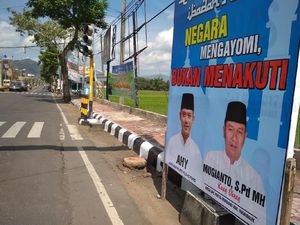 Setelah di Bali, Spanduk Agus Yudhoyono Bertebaran di Trenggalek