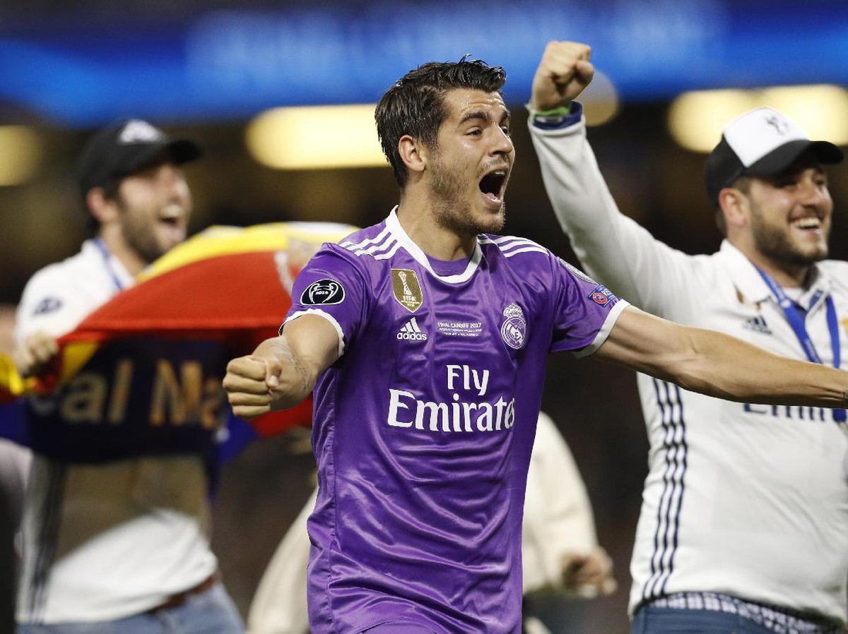 Penyerang Real Madrid Alvaro Morata (Foto: REUTERS/Darren Staples)