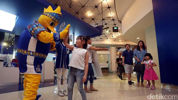 Maskot BCA Indonesia Open 2017