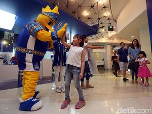 Maskot BCA Indonesia Open 2017