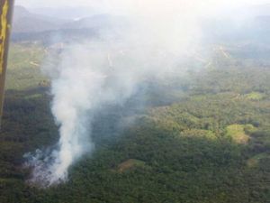 Cuaca Panas, Lahan di Riau Muncul Titik Api Cuaca Panas, Lahan di Riau Muncul Titik Api