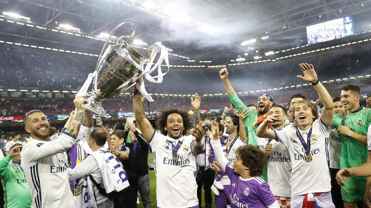 Real Madrid yakin bisa memenangi Liga Champions untuk keempat kalinya beruntun. Foto: Reuters