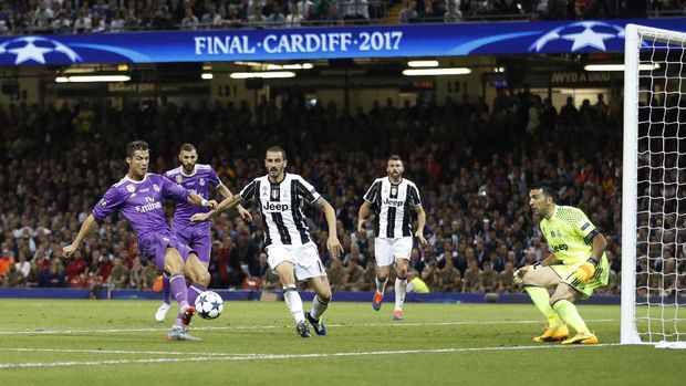 Ronaldo Dua Gol, Madrid Hantam Juve 4-1
