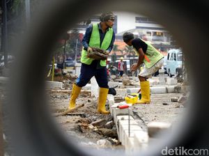 Manjakan Pejalan Kaki, Pedestrian di Jatinegara Dilebarkan