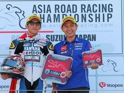 Wahyu Bawa Yamaha MX King 150 Juara UB150 Seri ke-3 ARRC Jepang