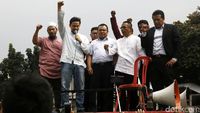 Hanafi dan Dradjad Temui Pendukung Amien Rais di KPK
