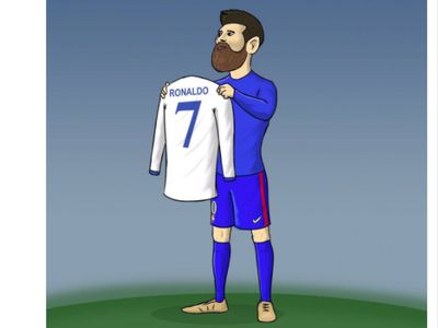 Meme Ronaldo Bikin Messi Menangis