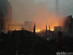 Tagana akan Buka Tenda untuk Korban Kebakaran di Koja