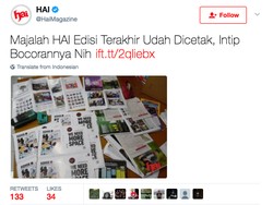 Tamatnya Edisi Cetak Majalah Hai