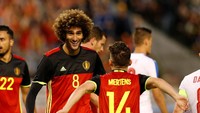 Belgia selanjutnya akan menghadapi Estonia dalam lanjutan kualifikasi Piala Dunia 2018, Jumat (9/6/2017). Tim besutan Roberto Martinez itu kini memimpin klasemen Grup H dengan perolehan 13 poin dari lima laga. Reuters/Francois Lenoir.