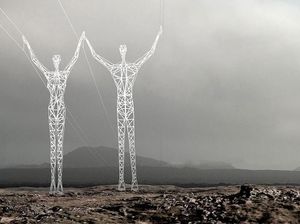 Penampakan Manusia Sutet Raksasa