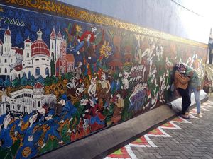Lukisan Dinding di Kampung Batik Semarang, Apa Maknanya?