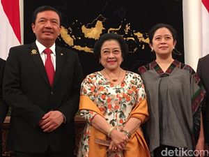 Dilantik Jokowi Jadi UKP Pancasila, Megawati Belum Beri Masukan Dilantik Jokowi Jadi UKP Pancasila, Megawati Belum Beri Masukan