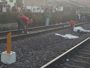 4 Remaja di Bandung Tewas Tersambar Kereta Api