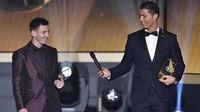 Lionel Messi dan Cristiano Ronaldo sempat mendominasi gelar Ballon d'Or.