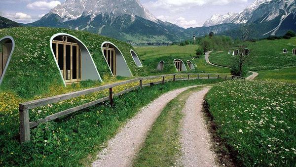 Rumah Hobbit Siap Pakai, Dibangun Hanya 3 Hari