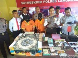 Polisi Lamongan Tangkap Dua Penipu Bermodus Penggandaan Uang
