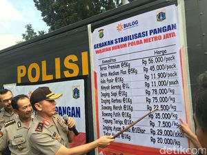 Polda Metro dan Bulog Gelar Operasi Pasar di DKI Jakarta