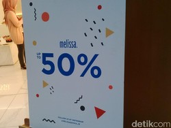 Brand Sepatu Melissa Diskon Hingga 50% di Pondok Indah Mall
