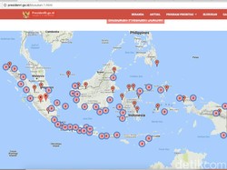 Buat Situs, Ini Sebaran Blusukan Jokowi di Nusantara