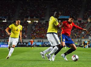 Spanyol Imbang 2-2 Lawan Kolombia