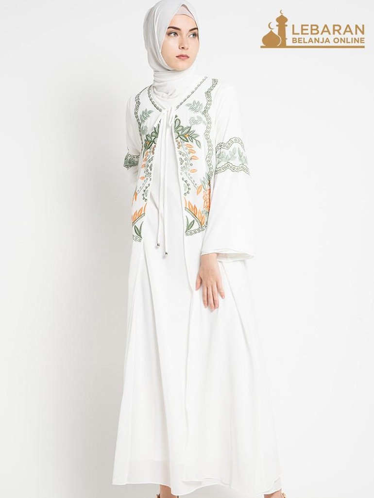 Sketsa desain gamis terbaru
