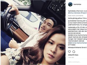 Hamish Daud Ajak Raisa Jalan-jalan Naik BMW
