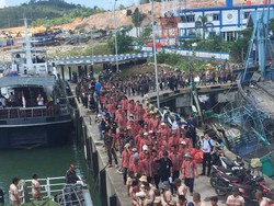 RI Pulangkan 695 ABK Vietnam Pencuri Ikan di Perairan Indonesia